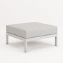 EASY OTTOMAN – CORNER UNIT - AUSTRAL GREY - HEATHER GREY