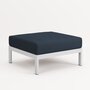 EASY OTTOMAN – CORNER UNIT - AUSTRAL GREY - MIDNIGHT BLUE