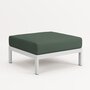 EASY OTTOMAN – CORNER UNIT - GRAPHITE BLACK - FOREST GREEN 