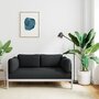 TIPTOE EASY SOFA COVERS SET - 2 SEATER - SLATE GREY