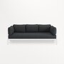 TIPTOE EASY SOFA COVERS SET - 3 TO 4 SEATER - SLATE GREY