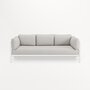 TIPTOE EASY SOFA COVERS SET - 3 TO 4 SEATER - HEATHER GREY