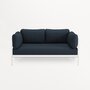 TIPTOE EASY SOFA COVERS SET - 2 SEATER - MIDNIGHT BLUE