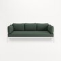 TIPTOE EASY SOFA COVERS SET - 3 TO 4 SEATER - FOREST GREEN 