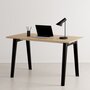 Tiptoe NEW MODERN desk – eco–certified wood - 130 X 70 CM - Graphite Black