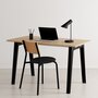 Tiptoe NEW MODERN desk – eco–certified wood - 130 X 70 CM - Graphite Black