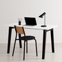 Tiptoe NEW MODERN desk – recycled plastic - 130 X 70 CM - Graphite Black