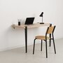 Tiptoe Wall desk – eco–certified wood - Graphite Black