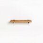 Tiptoe Reclaimed wood shelf - 60x20cm - Graphite Black