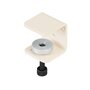 Tiptoe Reclaimed wood shelf - Wall Bracket - Cream White
