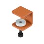 Tiptoe Reclaimed wood shelf - Wall Bracket - Tangerine Red