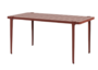 Tiptoe Midi Outdoor Table - Tisch - Brick Red - L160 x H75 x T80 cm