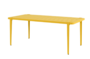 Tiptoe Midi Outdoor Table - Tisch - Sun Yellow - L190 x H75 x T90 cm