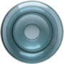 Bover Drip/Drop A/02 Wand - Drop Blue Glass