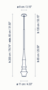Bover Slend 02 Pendant