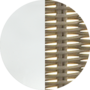 Bover Atticus P/114 Outdoor - Natural White – Light Beige Shade