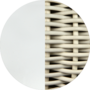 Bover Atticus P/114 Outdoor - Natural White – Ivory White Shade