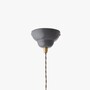 Anglepoise Original 1227 Brass Pendant - Elephant Grey