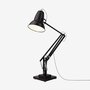 Anglepoise Original 1227 Giant Floor Lamp- Jet Black with Black Cable Braid - Gloss Finish