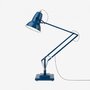 Anglepoise Original 1227 Giant Floor Lamp- Marine Blue with Black Cable Braid - Gloss Finish