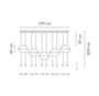 Vibia Wireflow 0332 LED Pendelleuchte
