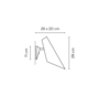 Vibia I.Cono 0720 Wandleuchte