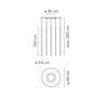 Vibia Slim 0935 LED Pendelleuchte