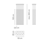 Vibia Slim 0937 LED Pendelleuchte