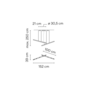 Vibia Halo Lineal - Pendelleuchte - 2340