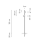 Vibia June 4770 - Steh Aussenleuchte - 4775