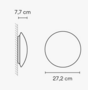 Vibia Puck - Wandleuchte - 5412