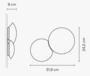 Vibia Puck - Wandleuchte - 5427