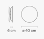 Vibia Puck Wall Art - Wandleuchte - 5471