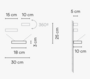 Vibia Set - Wandleuchte - 7751