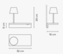 Vibia Suite - Wandleuchte - 6045
