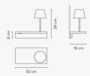 Vibia Suite - Wandleuchte - 6046