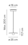 Vibia Tempo 5770 bis 5780 - Pendelleuchte - 5770