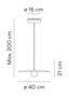 Vibia Tempo 5770 bis 5780 - Pendelleuchte - 5776