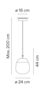 Vibia Tempo 5770 bis 5780 - Pendelleuchte - 5778