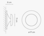 Vibia Top 1154 bis 1170 Wandleuchte - 1154