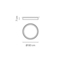 Vibia Up 4440 LED Deckenleuchte