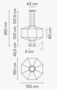 Vibia Wireflow 0299 ​​bis 0303 - Pendelleuchte - 0299