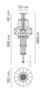 Vibia Wireflow Chandelier 0374/0375 - Pendelleuchte - 0375