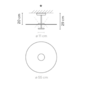 Vibia Flat - Deckenleuchten: 5915
