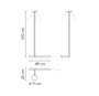 Vibia Flat 5955 - Stehleuchte