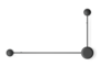 Vibia Pin - Wandleuchte - Pin1694 - Schwarz