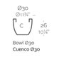 Vondom Blowl Pot Ø30x26