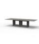 Vondom Vela Table XL 300X120X72-HPL Black Edge - Lacquered-Taupe