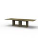 Vondom Vela Table XL 300X120X72-HPL Black Edge - Lacquered-Kaki