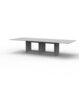 Vondom Vela Table XL 300X120X72-HPL Black Edge - Lacquered-Steel